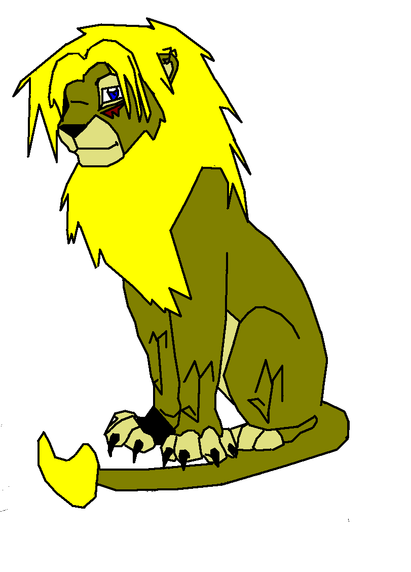 Tidus is kewl as a lion by tidus77blitzace