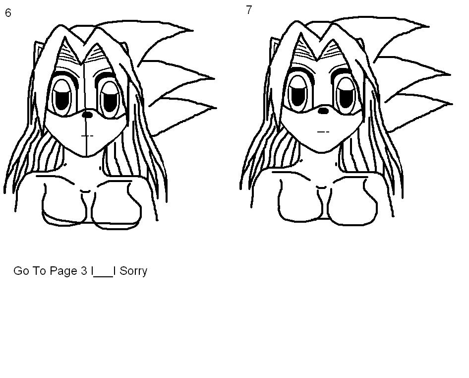 How To Drew a Girl Hedgehog page 2 by tifa