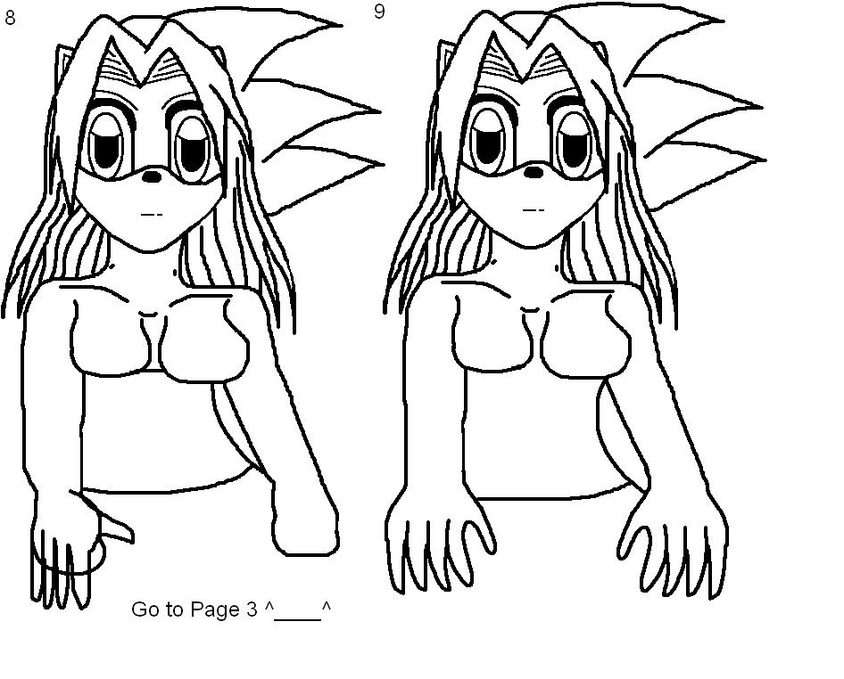 How To Drew a Girl Hedgehog page 3 by tifa