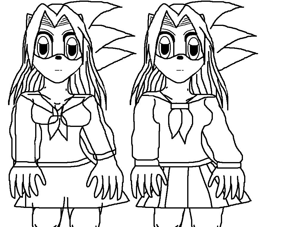 How To Drew a Girl Hedgehog page 4 by tifa