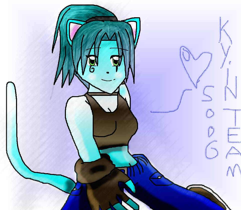 Ember As a Cat by tifa