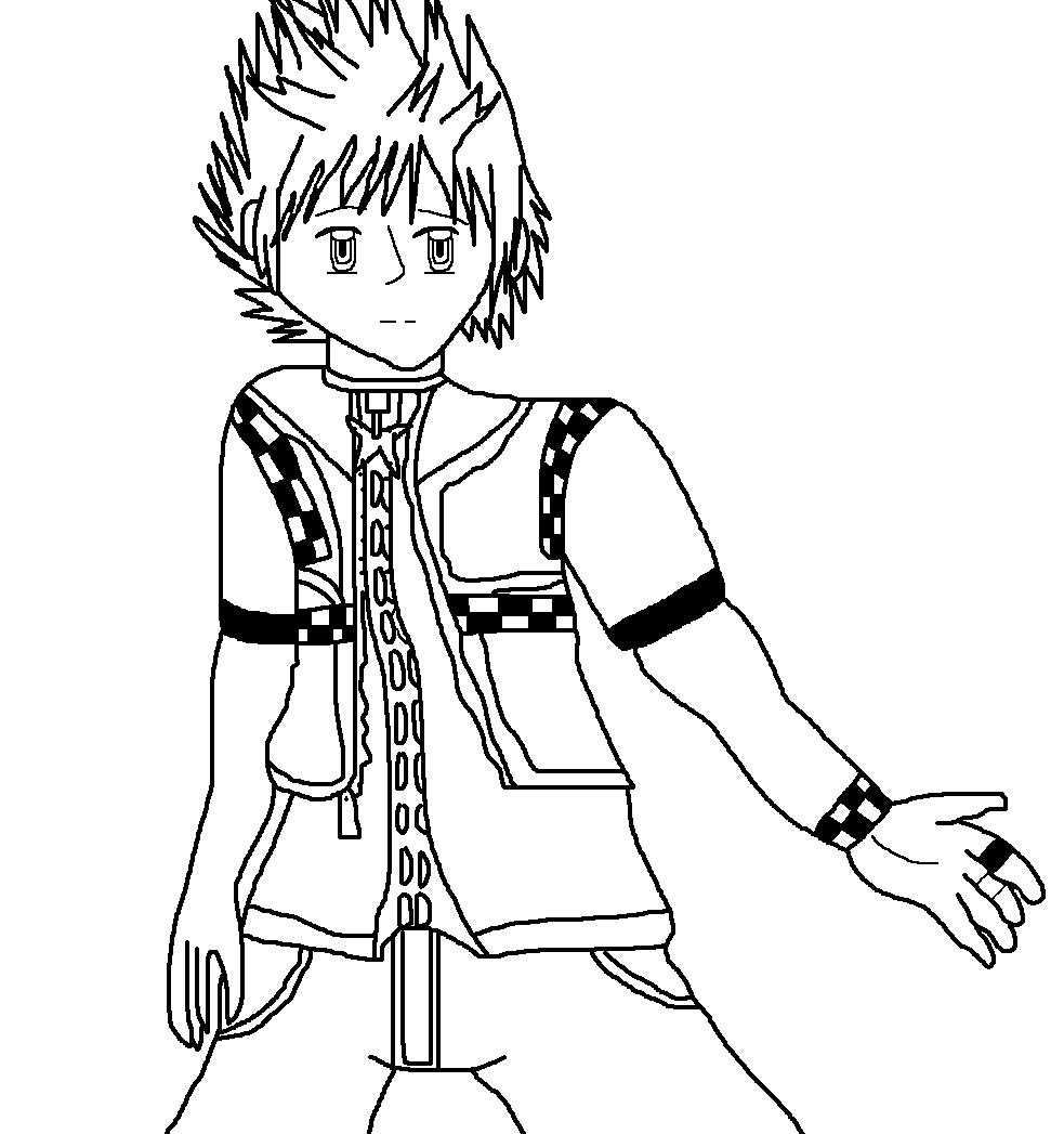 Roxas Not n Color by tifa