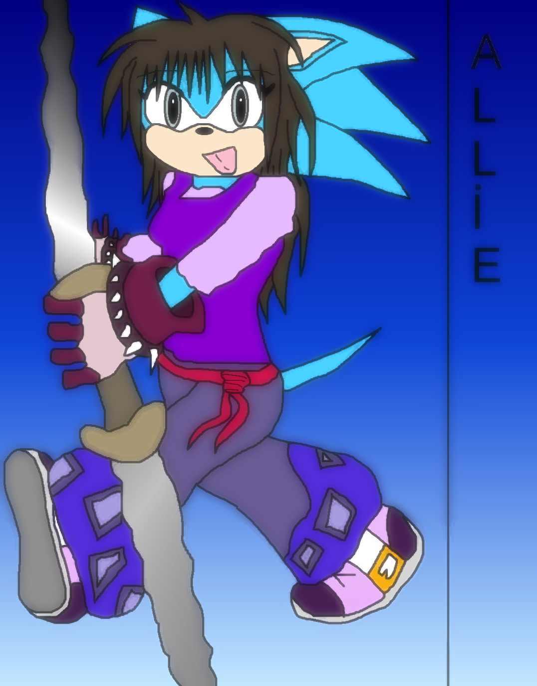 Allie The Hedgehogs by tifa