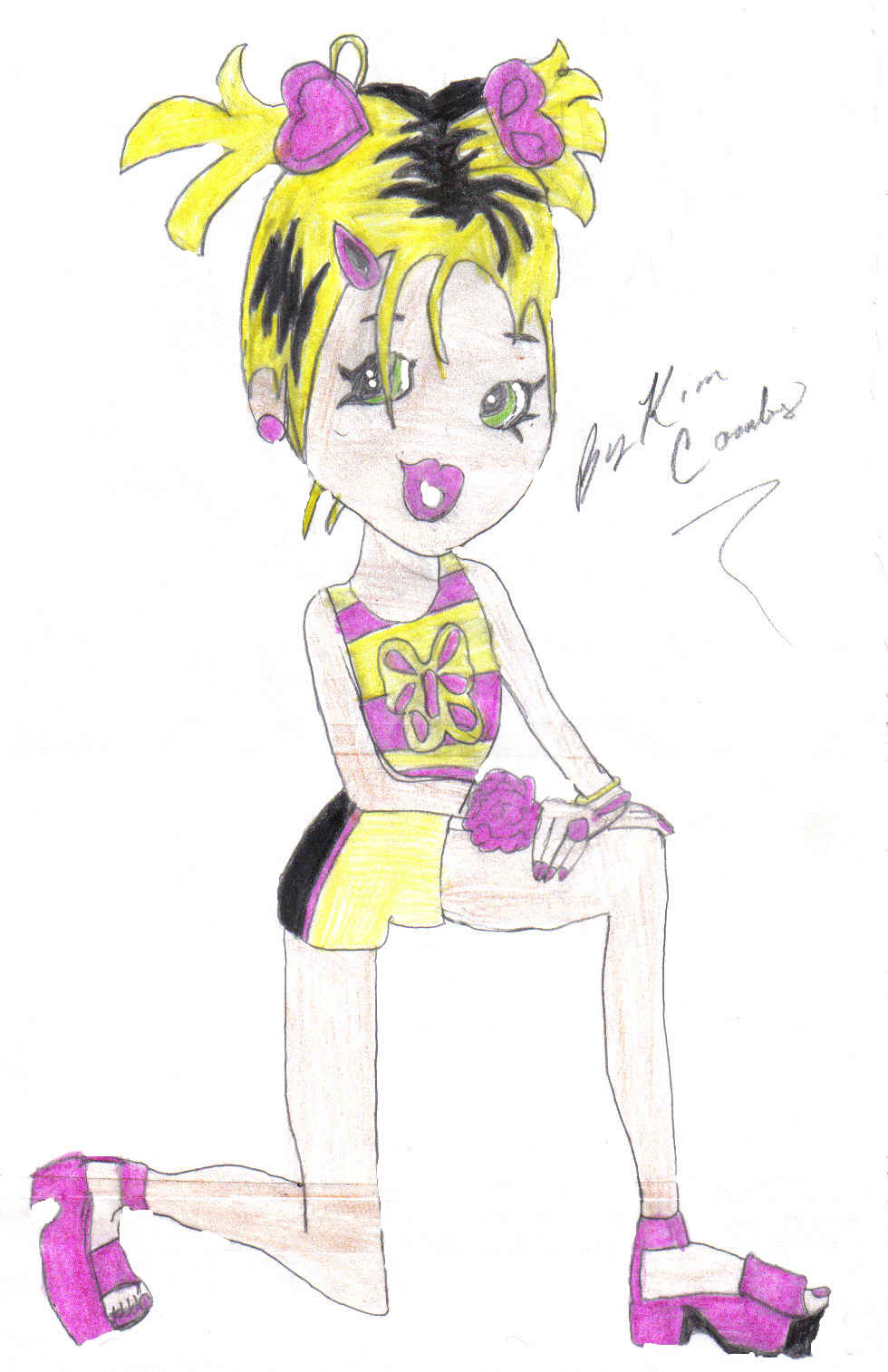 Cheer-pose Chick by tiger_chick91