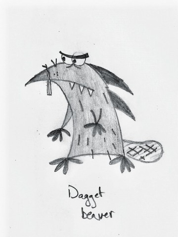 Dagget beaver by tigerz_paw
