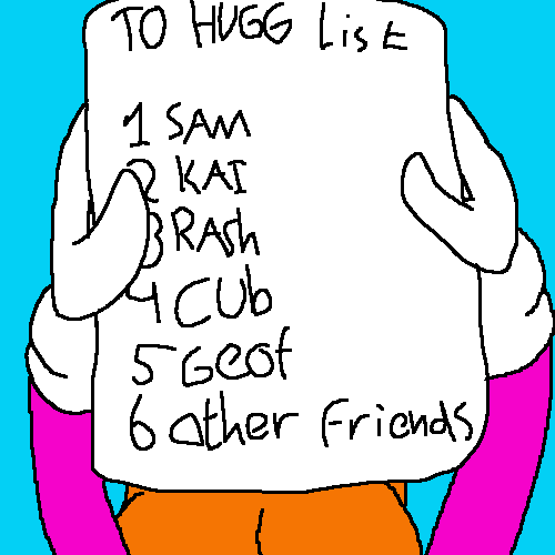 danique's little to hug list.. by tikalxxx134