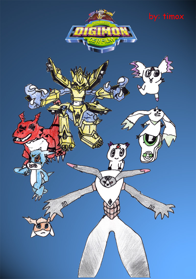 digimon (my first picture on this site YAY) by timox
