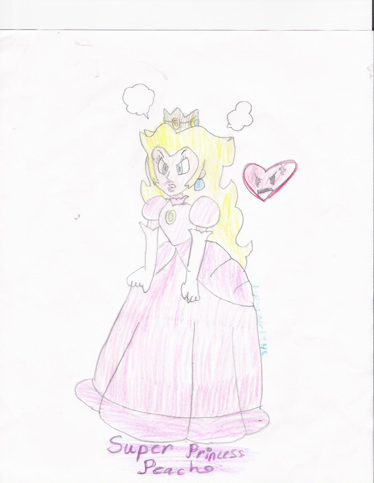 Super Princess Peach by tipsygirl945