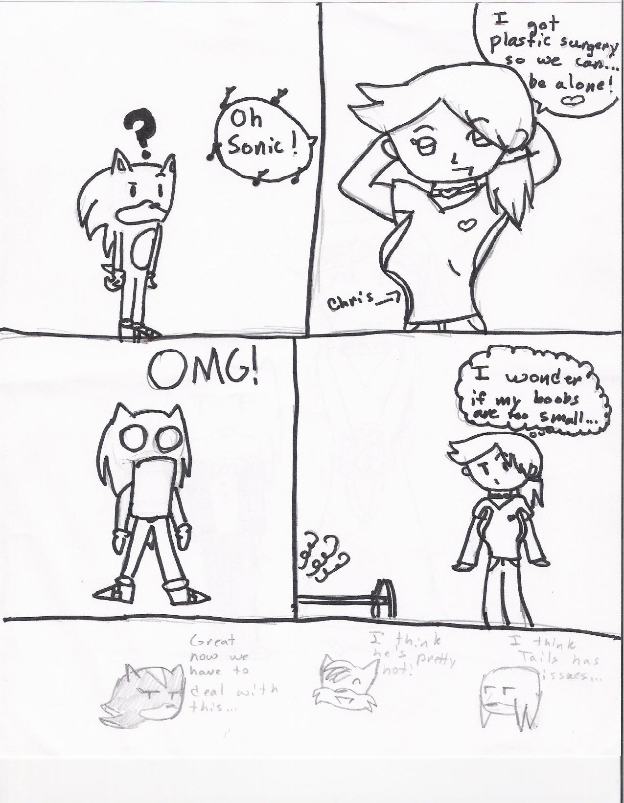 Chris and Sonic comic by tipsygirl945
