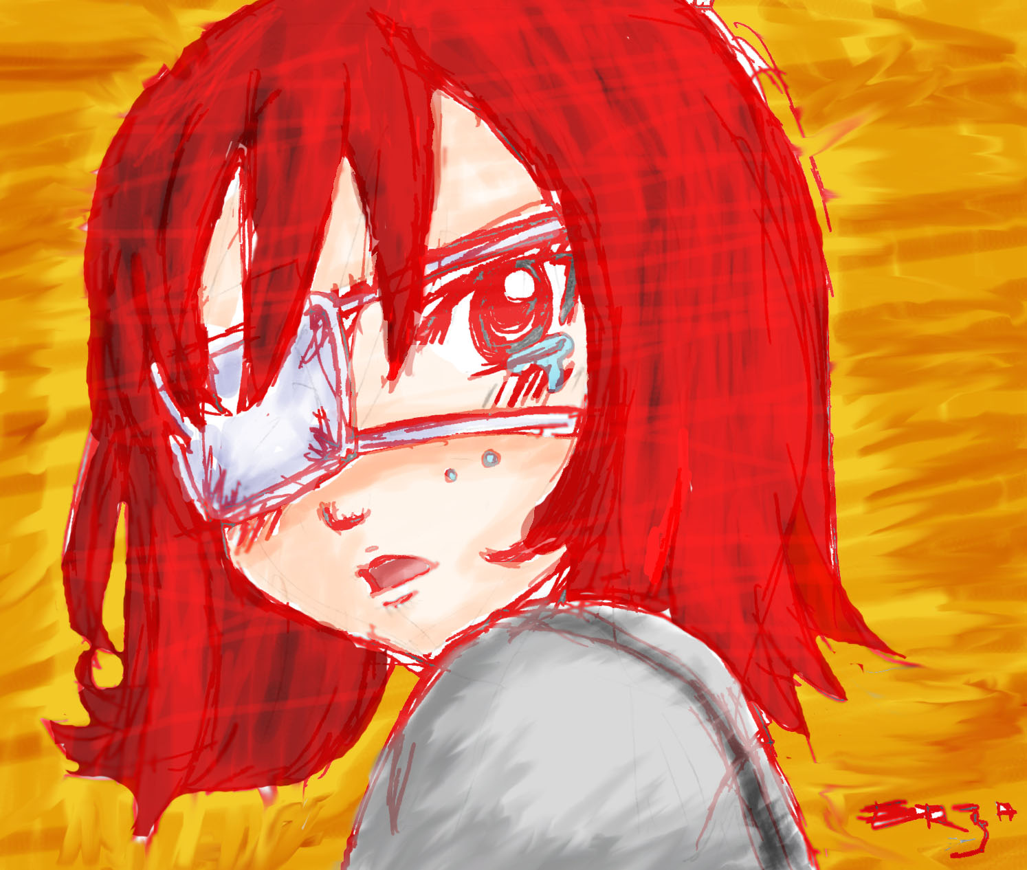 erza scarlet little color by titilily