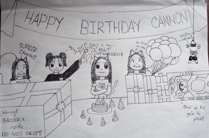 happy SUPRISE birthday cannon!!!!!!! by tomfeltonfan1992