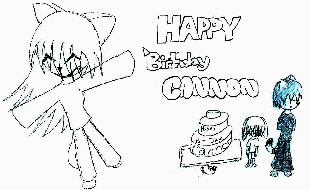Happy birthday cannon!!! by tonycat