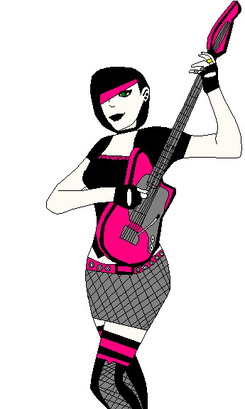 Guitar Hero Girl by totaldramaisland24