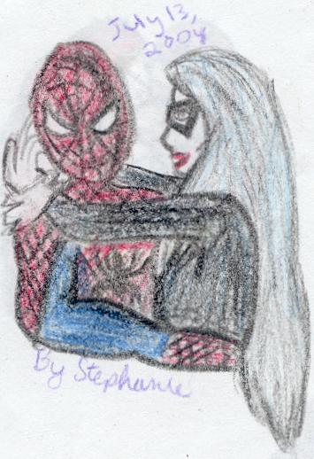 Spider-Man/Black Cat by totallysam
