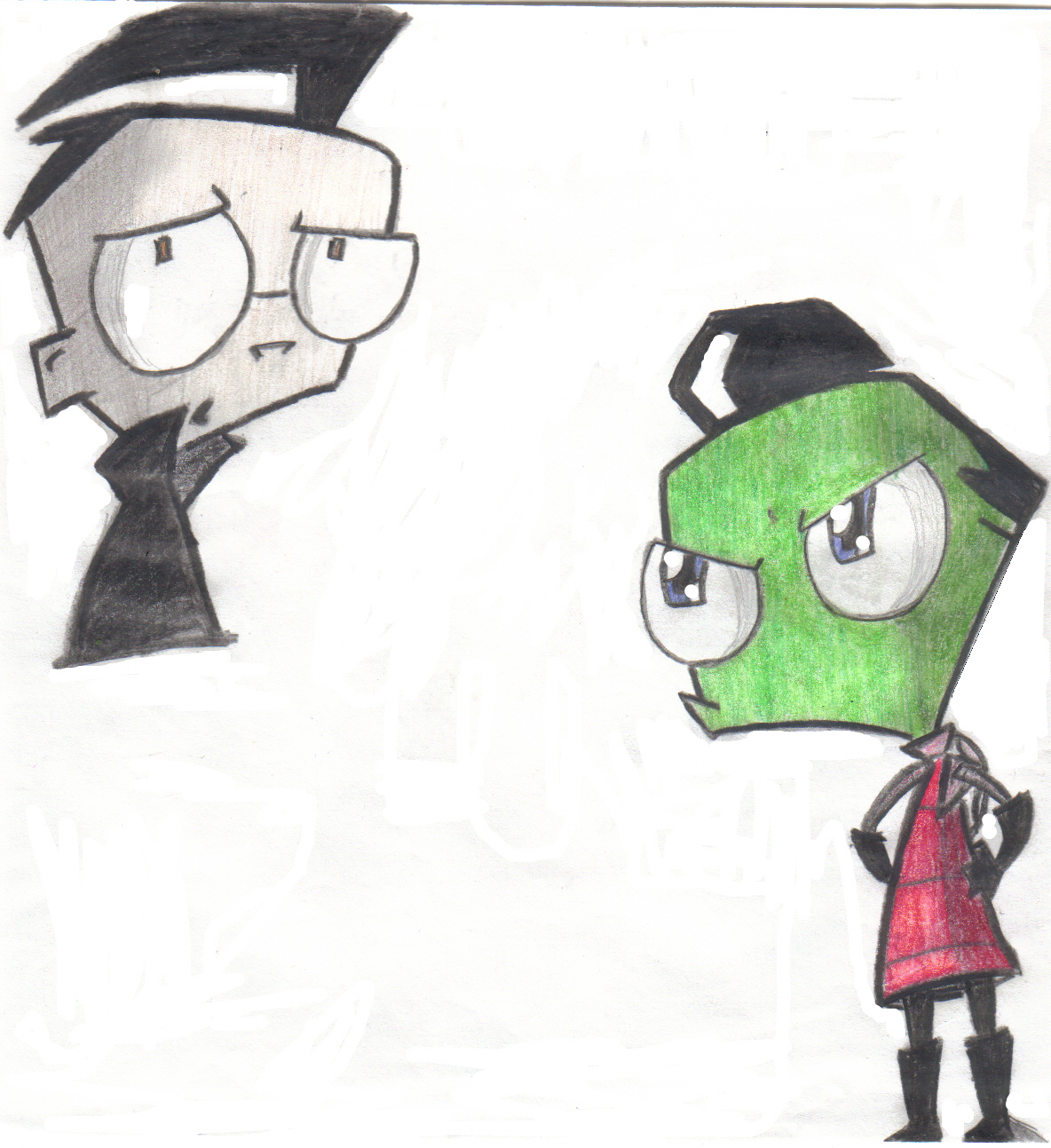 Zim and Dib by toxic_dreamer