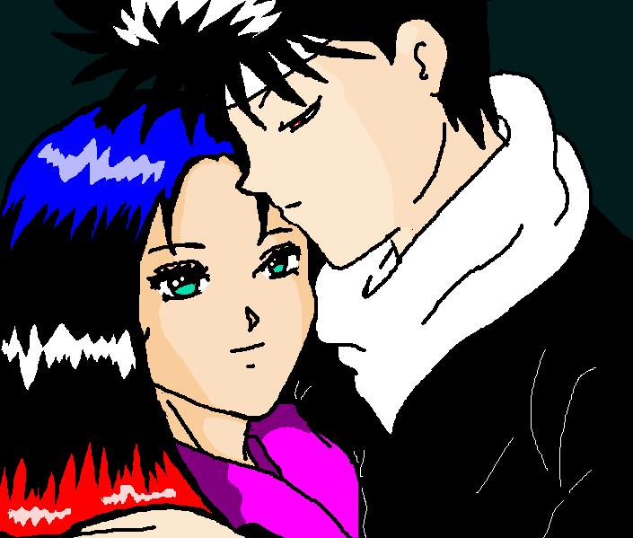 Hiei and Rika *request thru email* by trideegurl2
