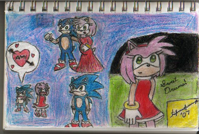 Amy Rose - Sweet Dreams of the Future by triforceofcourage