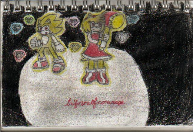 Super SonAmy sonic_fan_4's request by triforceofcourage