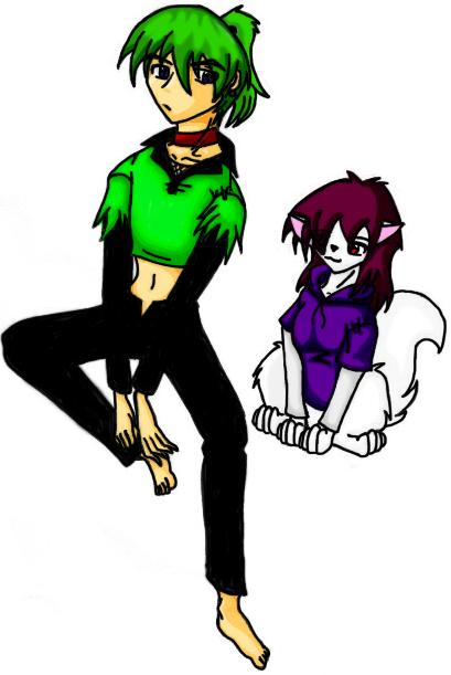 Scuzme and Gir by trigger_stormfire