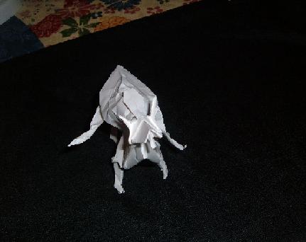 An Origami Suicune *View 3* by tripletrouble3