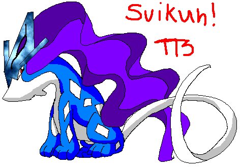 A Random Suicune by tripletrouble3