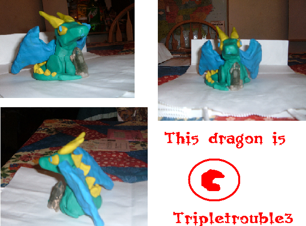 Clay Dragon pics by tripletrouble3