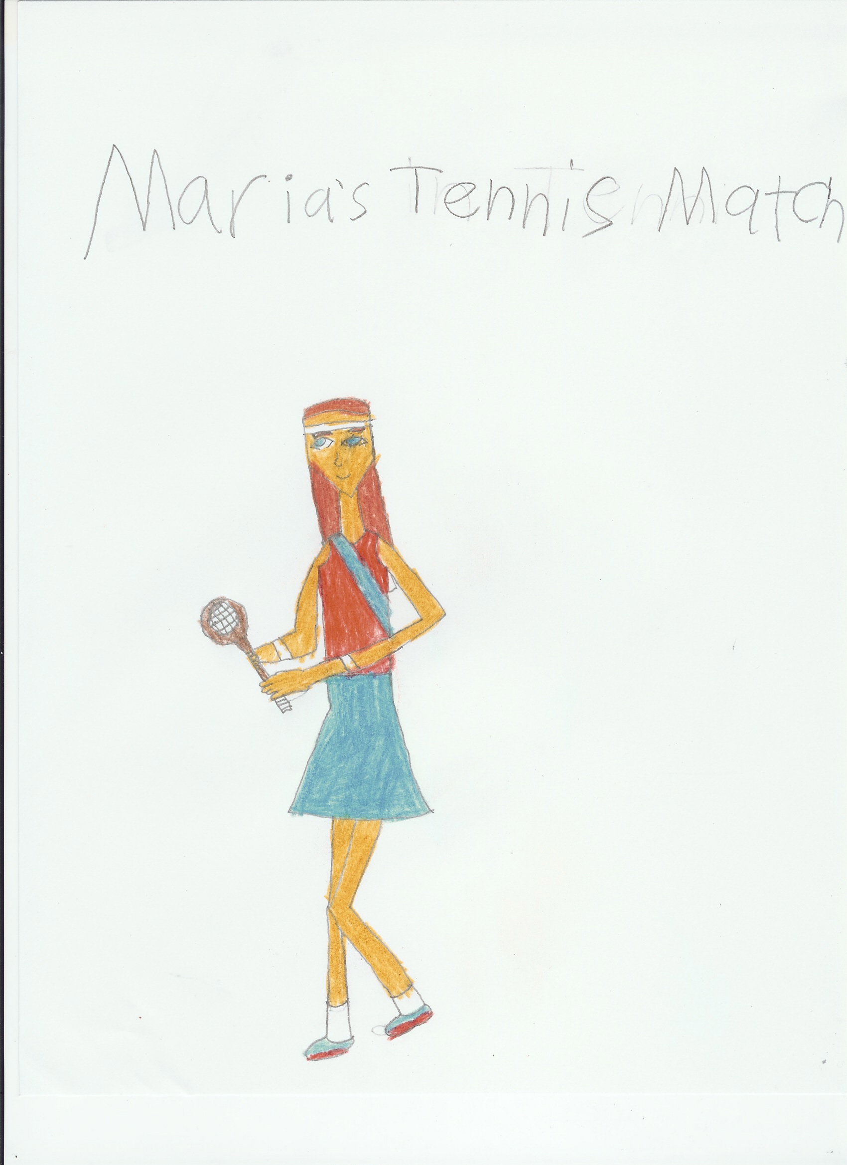 Maria's Tennis Match by tropicaldolphin51