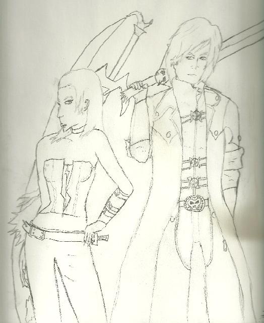 Dante and Trish by truegamer
