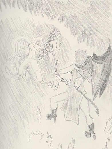 Soliel & Night Queen combative by truegamer