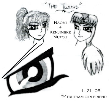 The "Twins" - Naomi and Kenjimske by trueyamigirlfriend