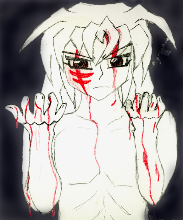 Bloody Bakura by trueyamigirlfriend