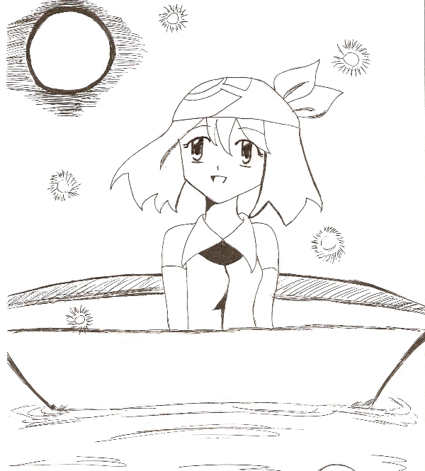 May in a boat by turquoise6713
