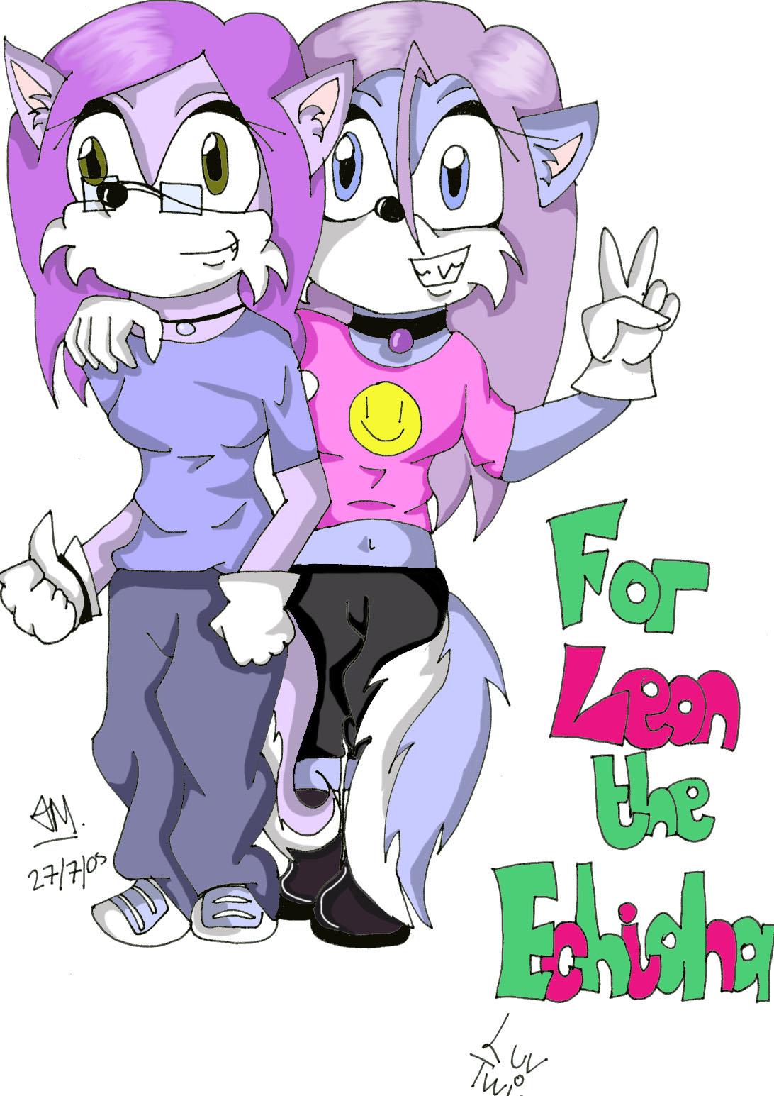 Mimi and Loz *For Leontheechidna* by twighlight_wolf