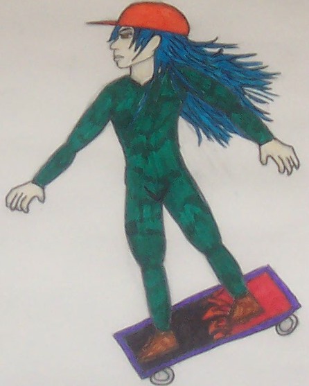 skateboarder by twilightofdespair