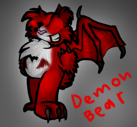 Demon Bear by twitdragon