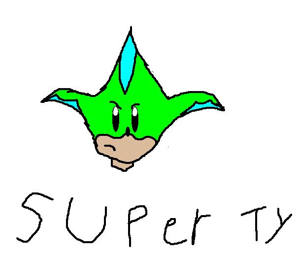super ty (first stage) (head only) by tyedyemonster