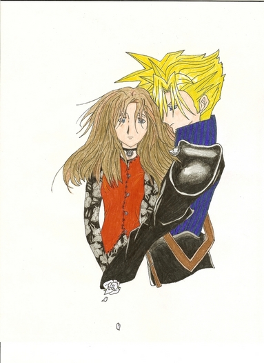 Cloud and iceangel (Request for iceangel) by Ultimate_Nightmare