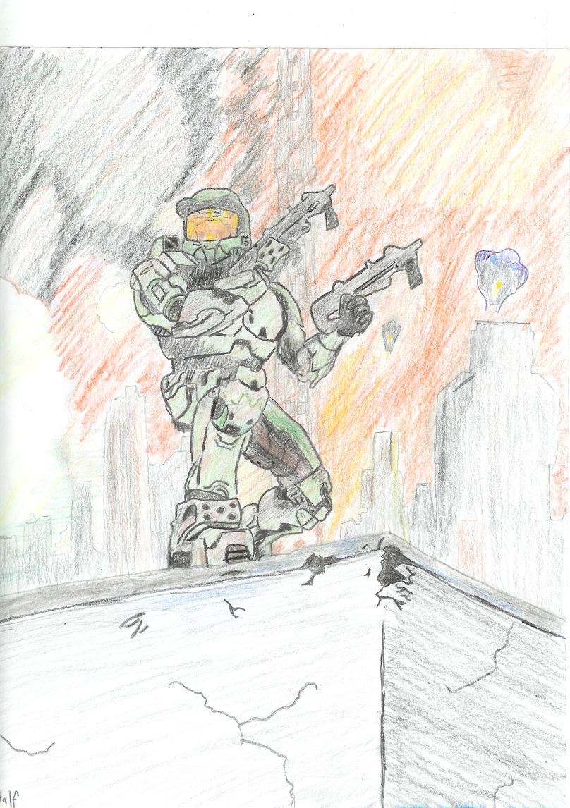 Master Chief by UltraVioletSonic