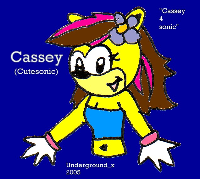 Cassey (4 mah dudette friend Cutesonic) by Underground_X