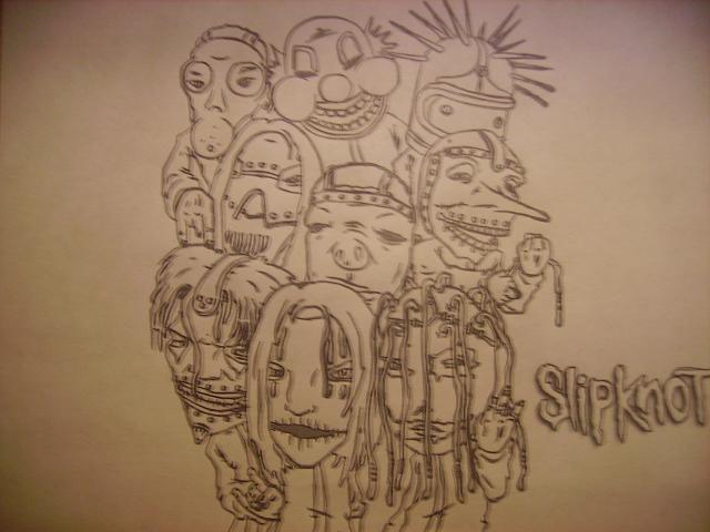 Slipknot members by UndoneJustForFun