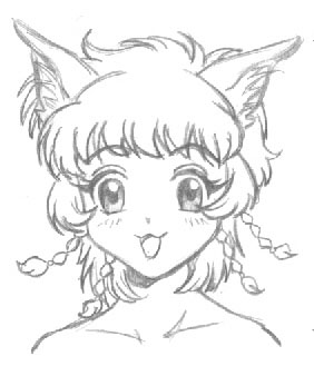 Cute lil Catgirl by UniqueAsAPlatypus