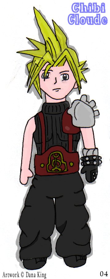 Chibi Cloude Strife by Unknown_one