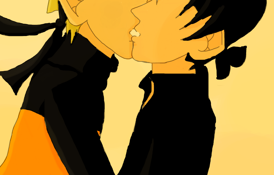 Awkward Kiss by Uozumi