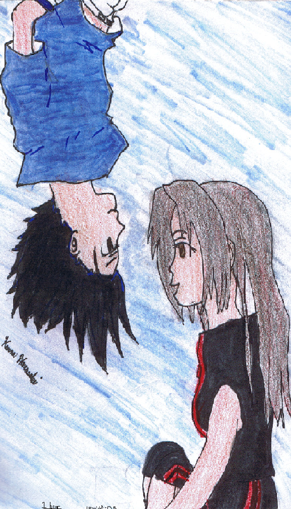 Another one of Sasuke and Kanna by uchihacrimson