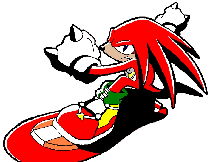 Knuckles, Sonic Riders Style by ultimatechaos