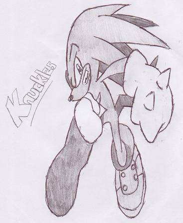 Knuckles Sketch by ultimatechaos