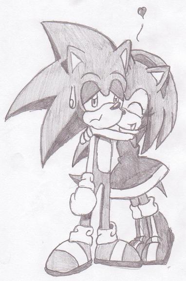 sonic and amy by ultimatechaos