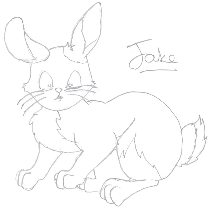 Jake The Rabbit by unicorn13564