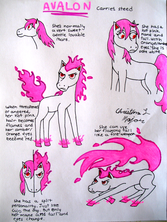 Avalon, Carrie's steed by unicorngirl3189