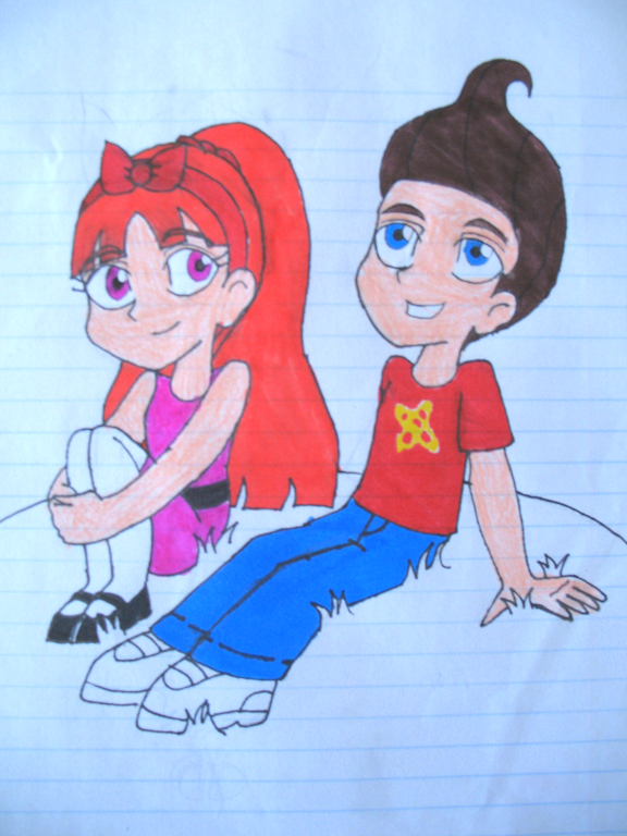 Jimmy and Blossom in my style by unicorngirl3189